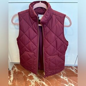 JCrew Quilted Vest - XS